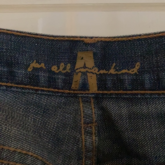 7 FOR ALL MANKIND FLARE LEG JEANS SIZE 27 - Picture 7 of 10